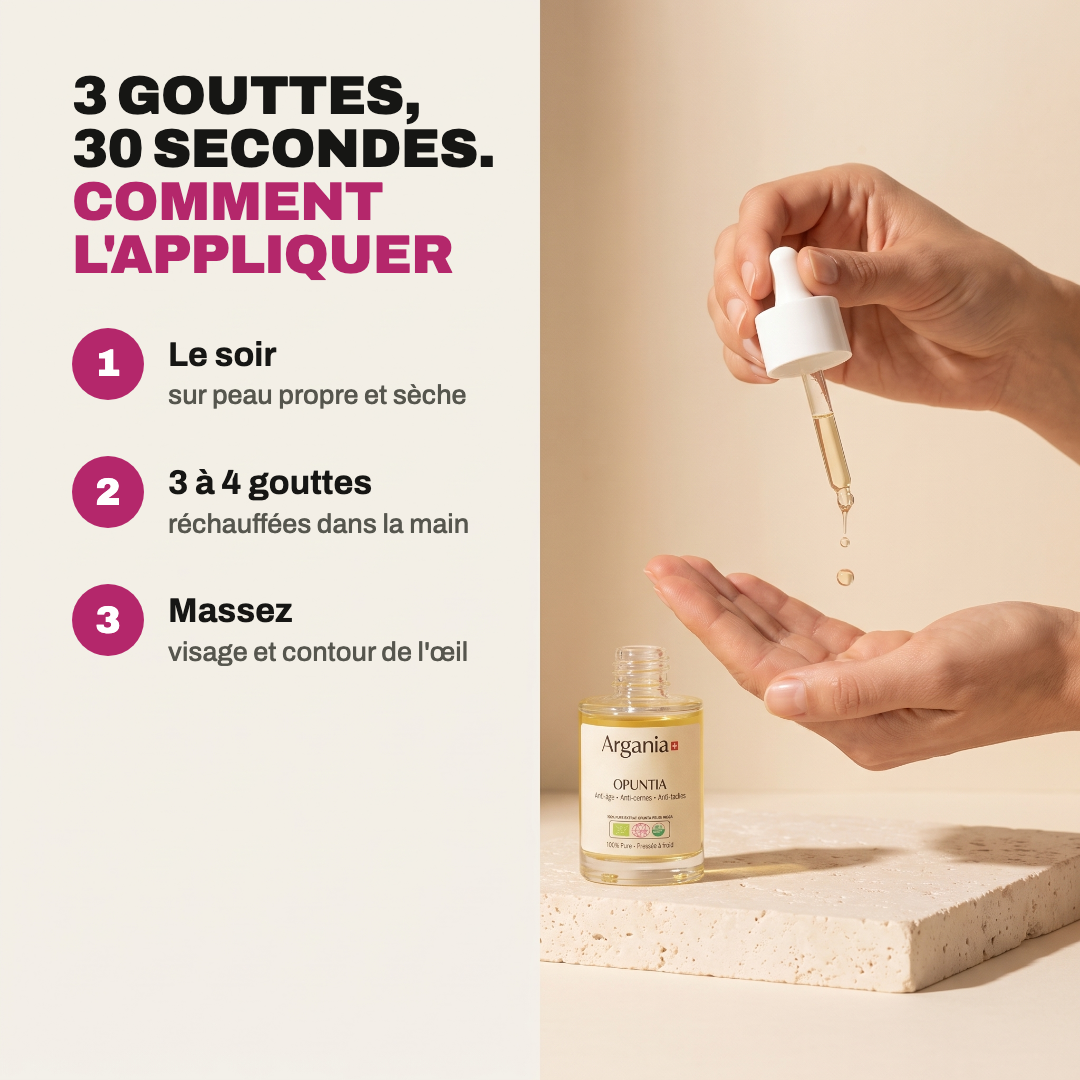 Huile de Pépins de Figue de Barbarie Bio Opuntia® Anti-Âge